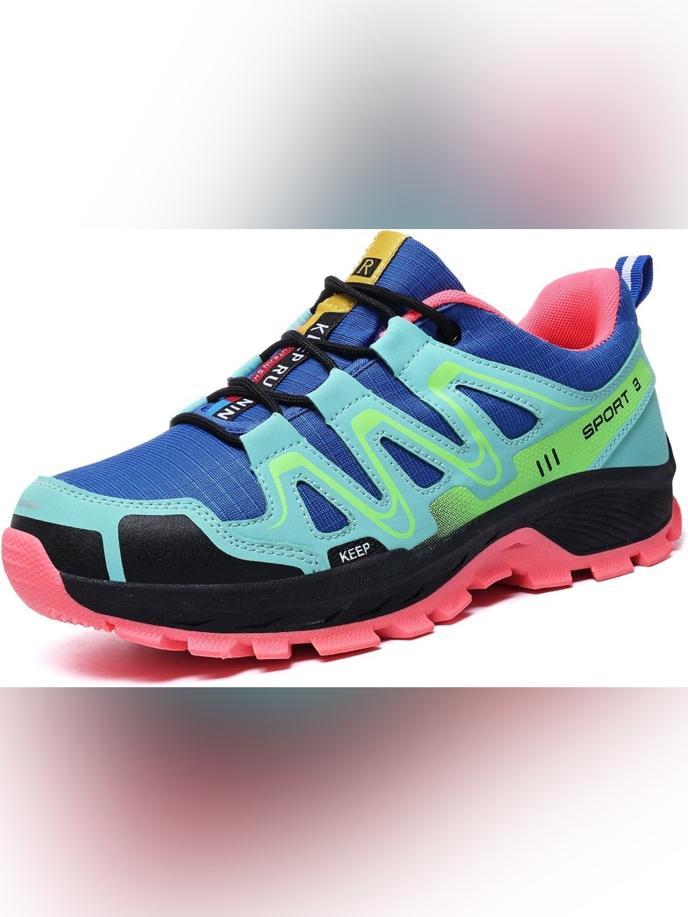 Women’s Casual Hiking Shoes, Non-Slip, Walking, Trekking Outdoor Shoes, EUC